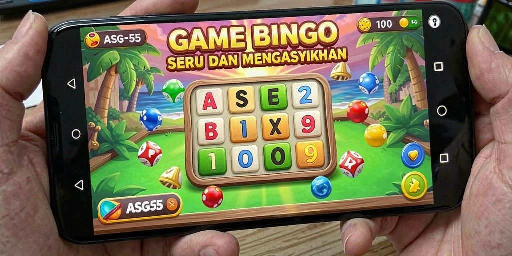 Tampilan gameplay Bingo yang seru di ASG55.