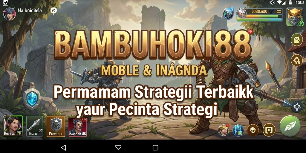 Screenshot gameplay BAMBUHOKI88 menampilkan pertempuran strategis yang mendebarkan.