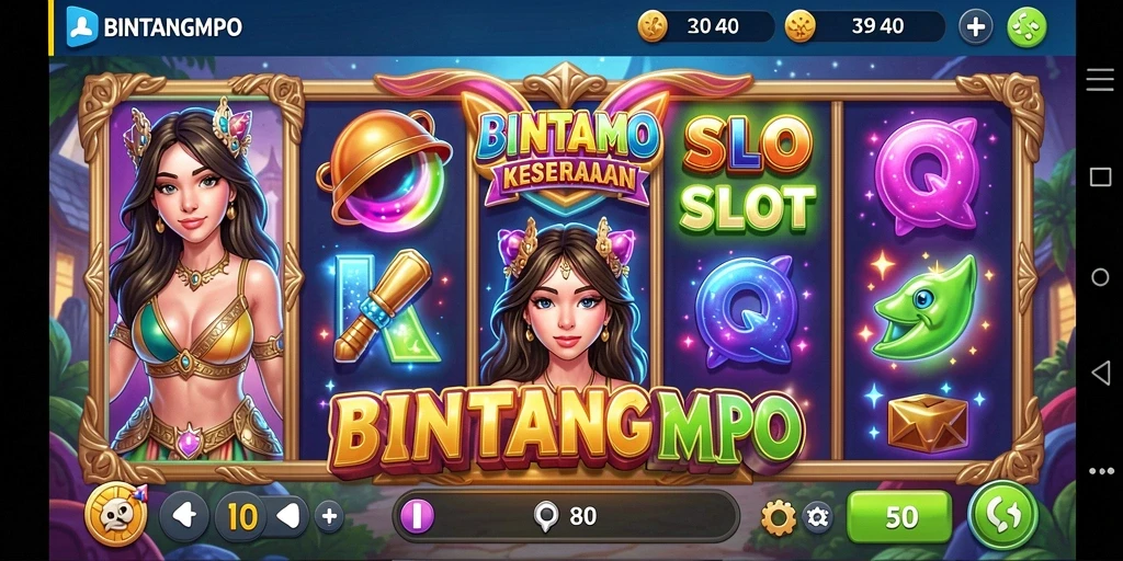 Tampilan menarik dari gameplay Slot BINTANGMPO yang seru.