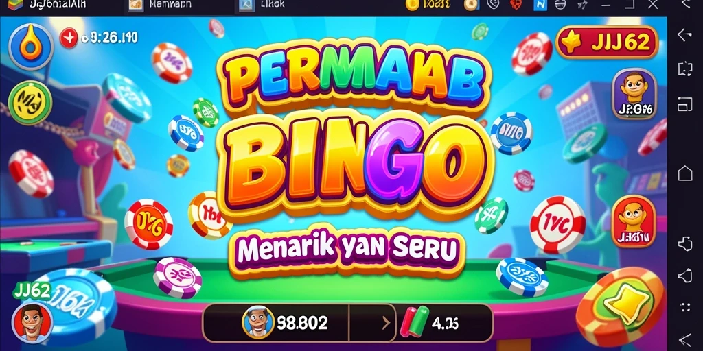 Screenshot utama JJ62 menampilkan gameplay menarik Bingo yang penuh aksi.