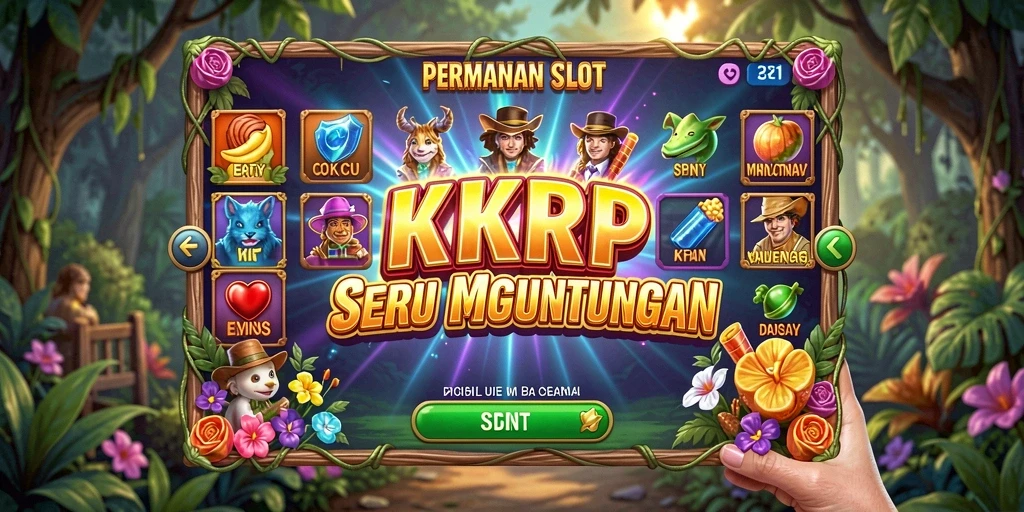 Tampilan gameplay menarik dari KKRP dengan mesin Slot yang beragam.