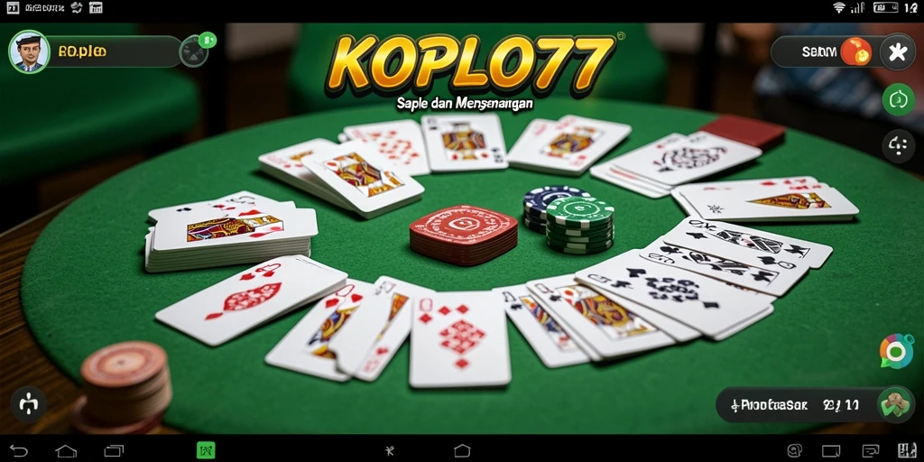 Tampilan gameplay KOPLO77 yang menarik dan seru.