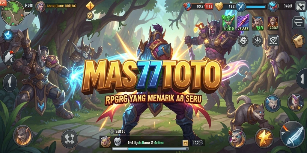 Screenshot utama dari gameplay RPG yang mendebarkan di MAS77TOTO.