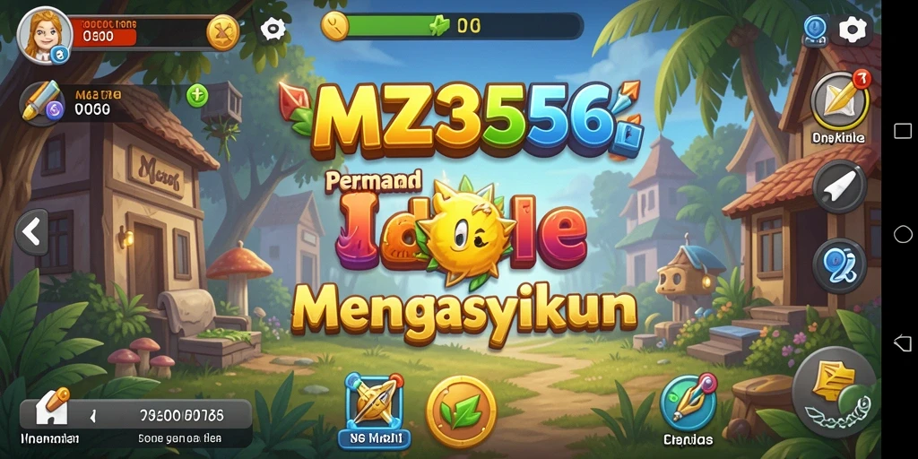 Tampilan gameplay MZ356 dengan fitur Idle yang menarik.