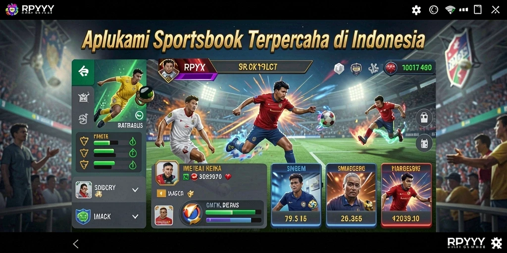 Tampilan gameplay menarik dari aplikasi Sportsbook RPYYY.