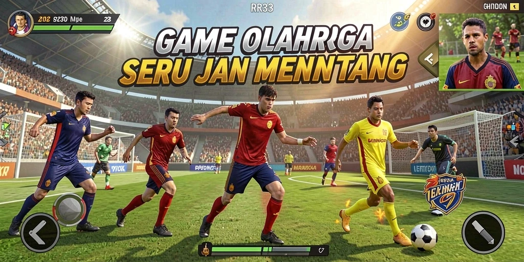 Screenshot gameplay <strong>RR33</strong> yang penuh aksi dalam olahraga seru.