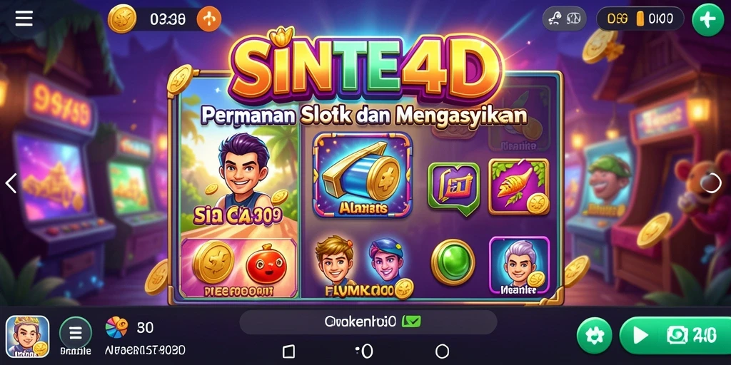 Tampilan gameplay Slot yang menarik dan penuh warna.