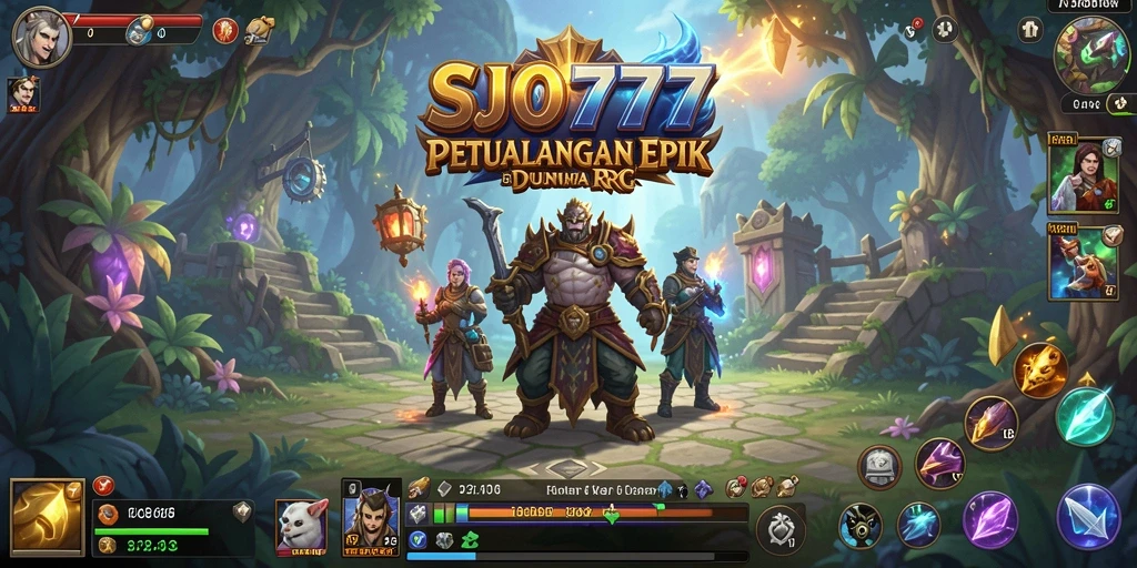 Tangkapan layar gameplay SJO777 dengan aksi RPG yang mendebarkan.
