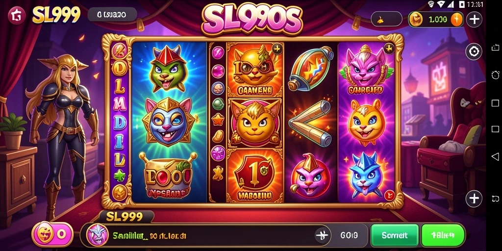 Tampilan menarik dari gameplay SL999 yang mengasyikkan.