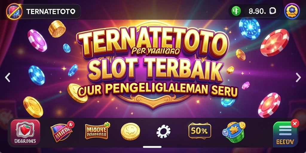 Gameplay seru dan mengasyikkan dari TERNATETOTO dengan fitur slot inovatif.