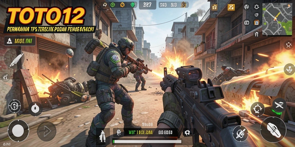 Tampilan dinamis dari battlefield dalam TOTO12 yang penuh aksi dan strategi.